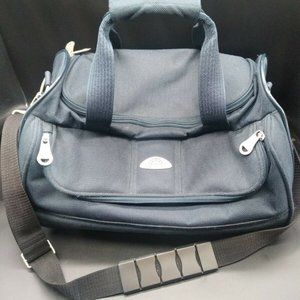 Verdi Travel Bag Carry-On Overnight Lightweight Shoulder Bag Navy With Removable